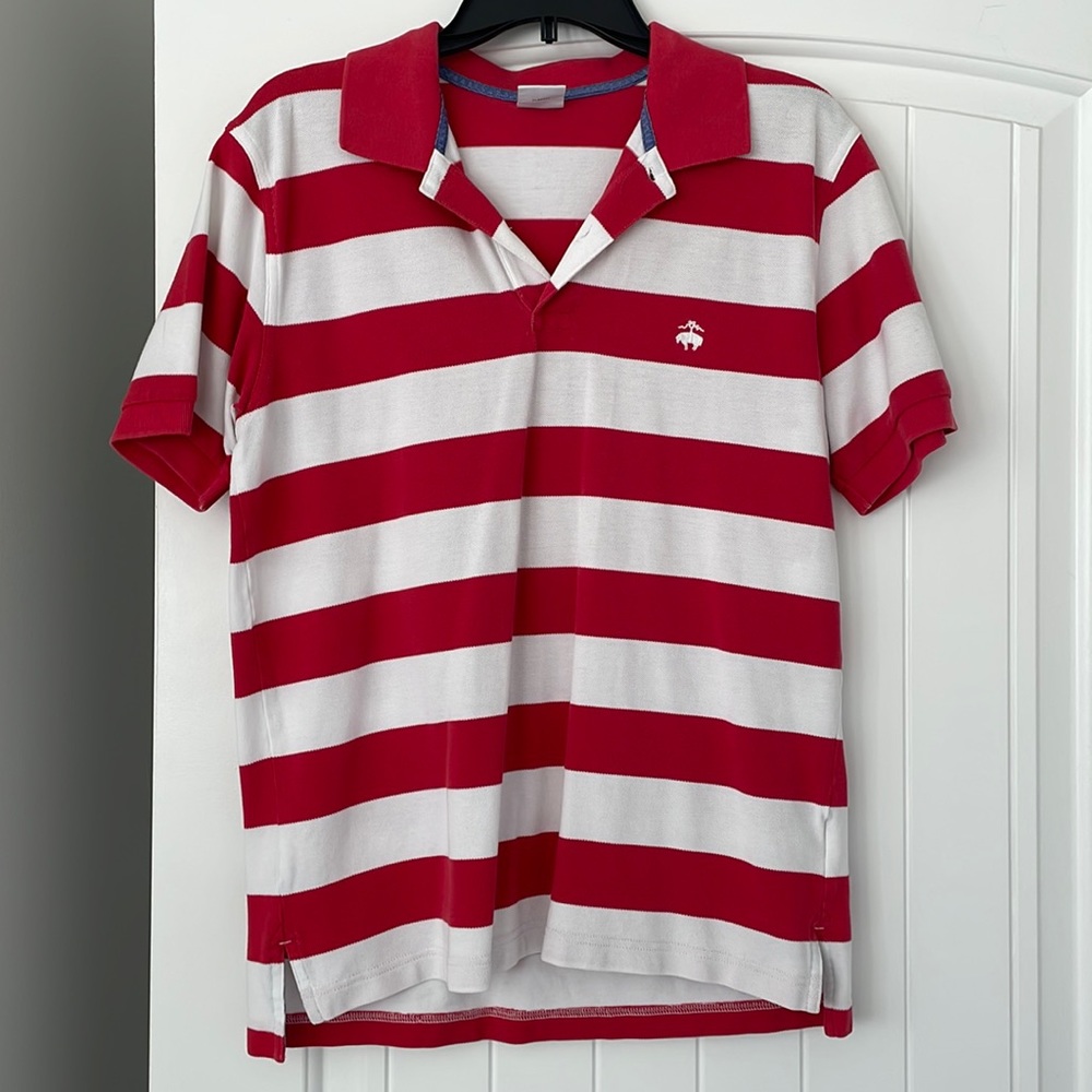 brooks brothers striped polo